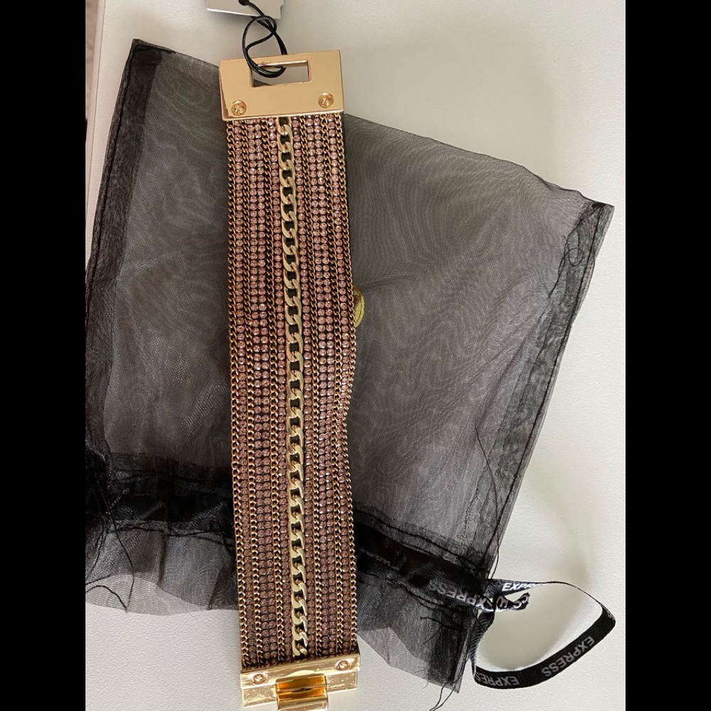 Express rhinestone cuff